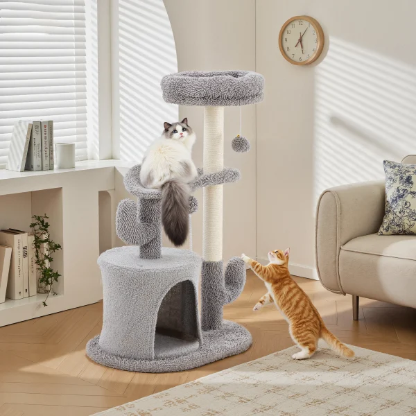 Kitty Play House with Sisal Scratching Post